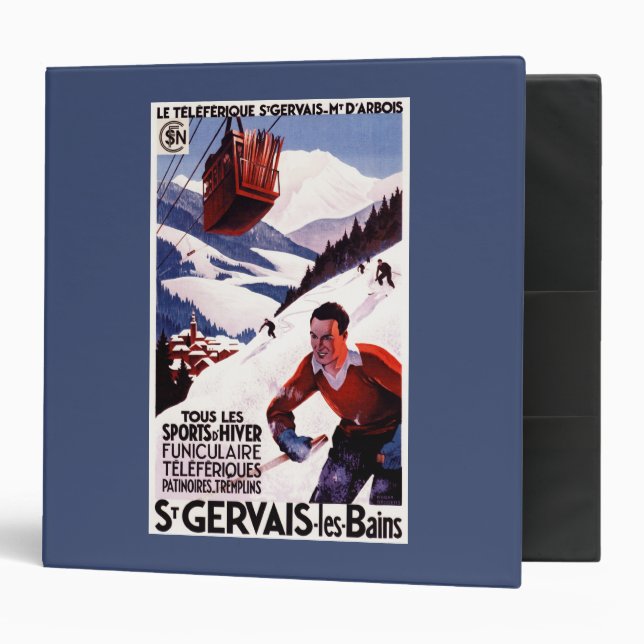 SNCF Railway Cable Car Promo Poster Binder (Front/Inside)