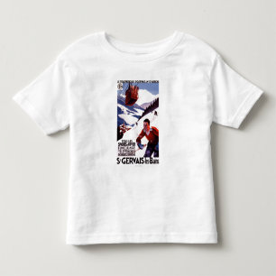 SNCF Railway Cable Car Promo Poster Toddler T-shirt