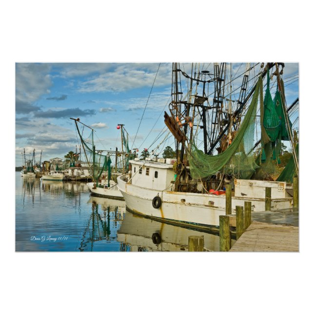 Sneads Ferry Shrimpers Poster (Front)