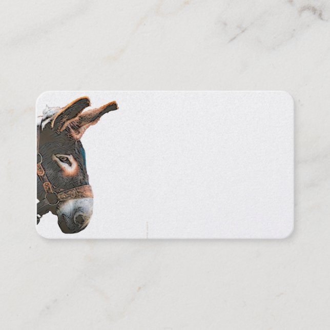 Sneak Peek - Donkey Business Card (Front)