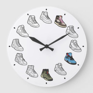 Sneaker Acrylic Wall Clock (Travis Collabs)