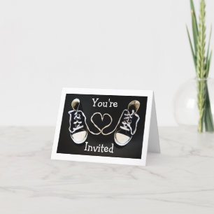 Sneaker Love Invitation Note Card (Or?