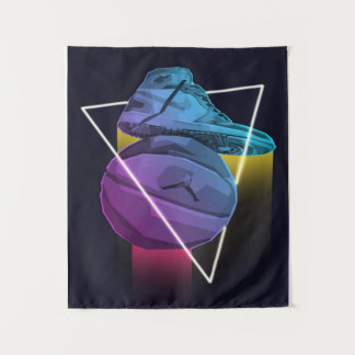 SNEAKER WITH BALL Basketball Blanket Tapestry