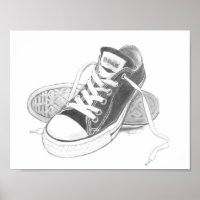 Sneakers Art Print Poster