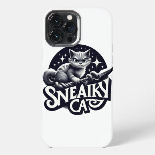 Sneaky cat iPhone 13 pro max case