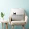 Sneaky Cat Square Throw Pillow