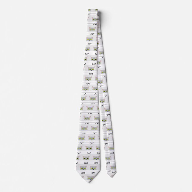 Sneaky Cats Tie (Front)