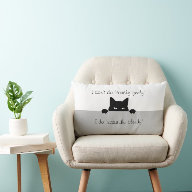 Sneaky Chat Touchy Feely Lumbar Coussin (Chaise)