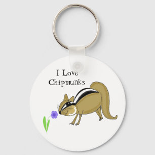 Sneaky Chipmunk Keychain