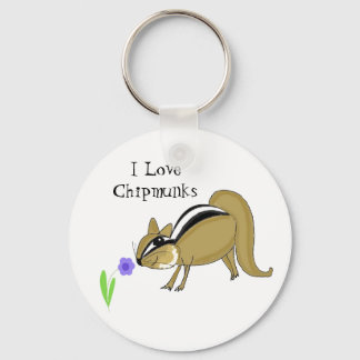 Sneaky Chipmunk Keychain