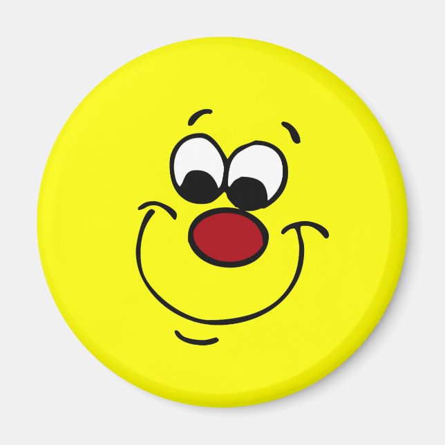 Sneaky Face Grumpey Magnet (Front)