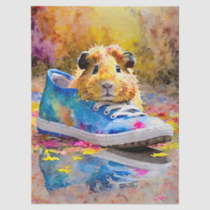 Sneaky Friend, Colorful Guinea Pig Tissue Paper