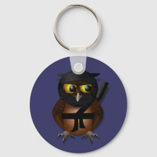 Sneaky Ninja Owl Keychain
