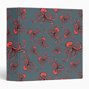 Sneaky Octopus Pattern Binder
