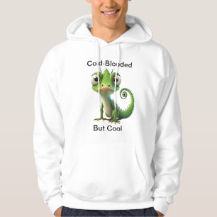 Sneaky Pocket Reptile Funny Lizard Hoodie for Men