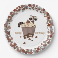 Sneaky Raccoon Chocolate Chip Border