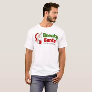 Sneaky Santa  Short Sleeve T-Shirt
