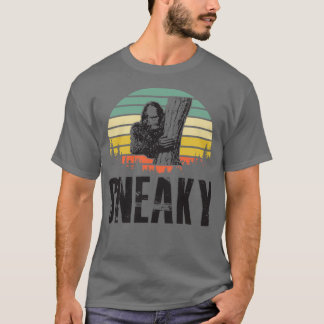 Sneaky Sasquatch Bigfoot Sneaky Bigfoot Attitude V T-Shirt