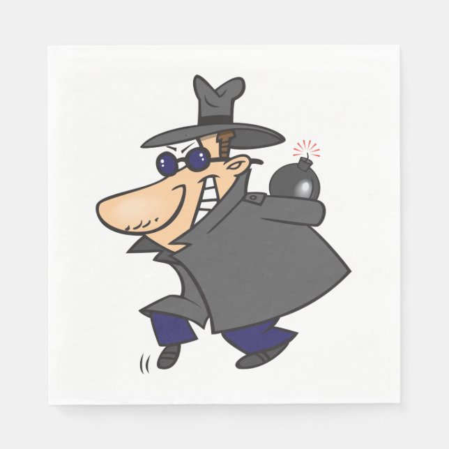 Sneaky Spy Napkin (Front)