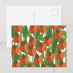 Sneezeweed Wildflower Floral Postcard