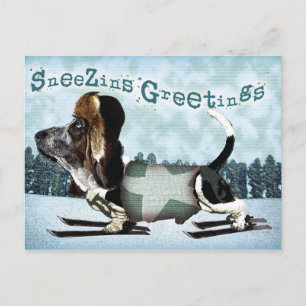 Sneezins Salutations - Carte postale de Noël