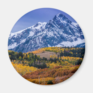 Sneffels Range Fall Sunrise - Colorado Magnet