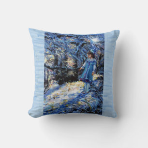 Snegurochka by Alexandra Cook Throw Pillow