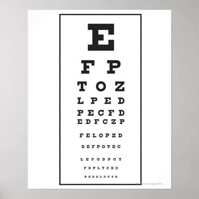 Snellen Chart (Front)