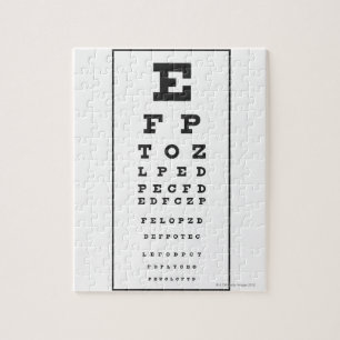 Snellen Chart Jigsaw Puzzle