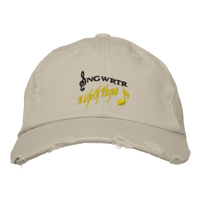 SNGWRTR EMBROIDERED CAP (Front)