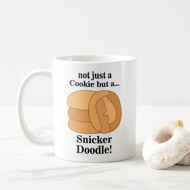 Snickerdoodle Cookie Coffee Mug (With Donut)