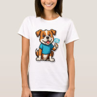 Sniff arrive - Drôle Dog Cartoon T-Shirt