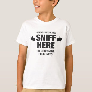 Sniff Test Funny Gag Kids T-Shirt