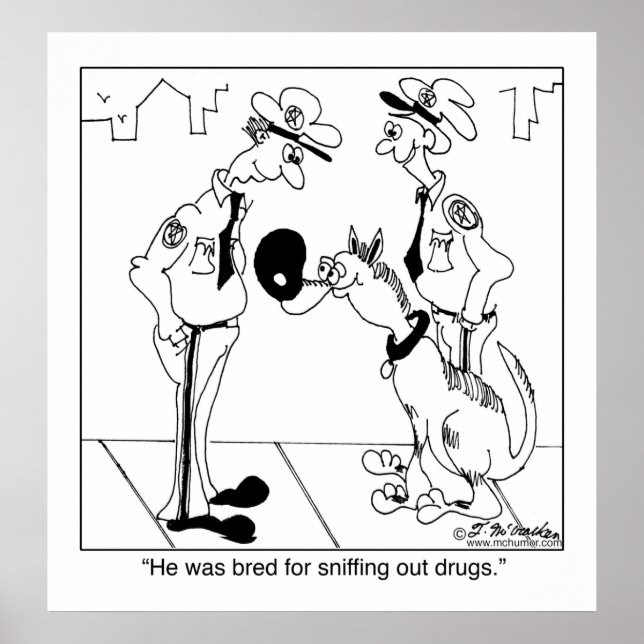 Sniffing out Drugs Poster (Front)