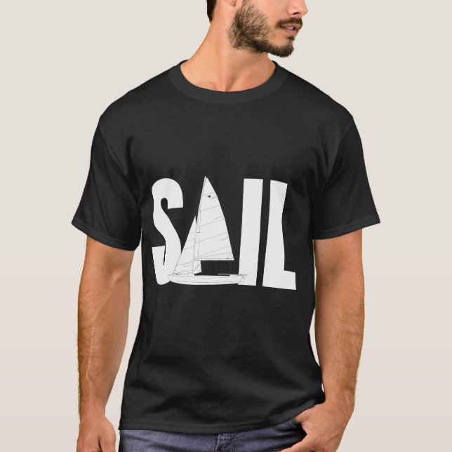 Snipe Sail Boat Dinghy T-Shirt (Front)