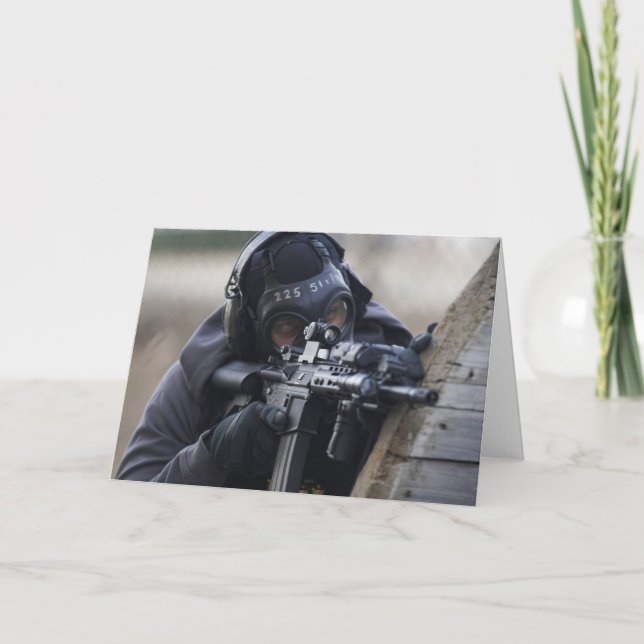 SNIPER AR-15 FUNNY BIRTHDAY CARDS (Front)