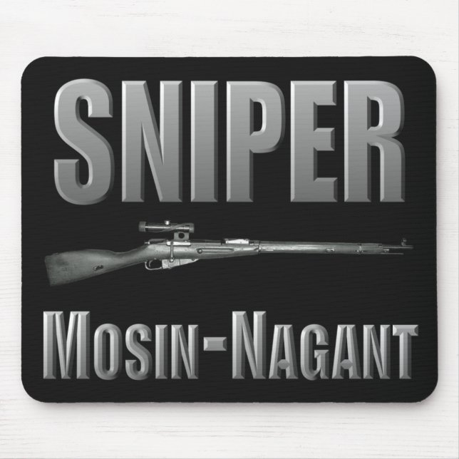 Sniper Mosin-Nagant Mousepad (Front)