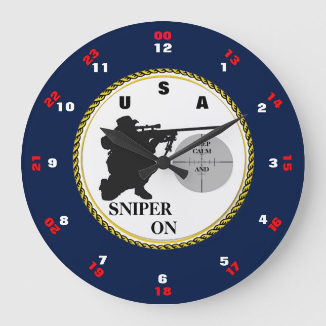 SNIPER ON LARGE CLOCK (Front)
