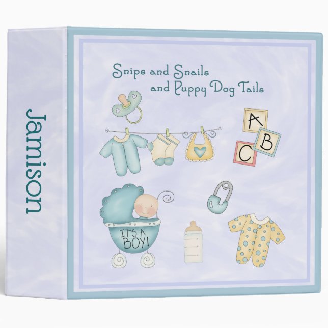 Snips And Snails And Puppy Dog Tails Binder (Front/Spine)