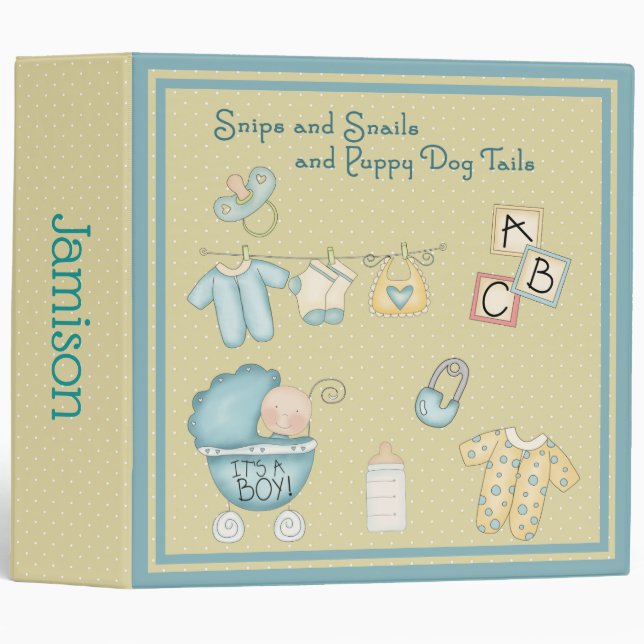 Snips And Snails And Puppy Dog Tails Binder (Front/Spine)