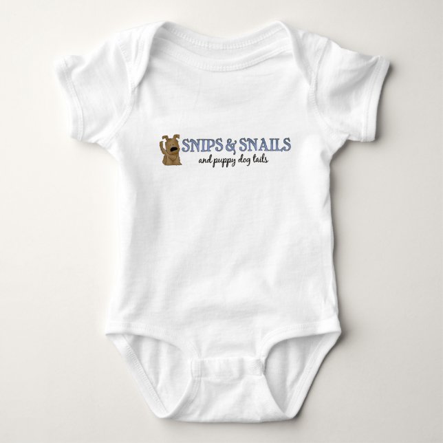 Snips & Snails Baby Boy Bodysuit (Front)