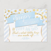 Snips & Snails Boys Faire-part Photo Carte Postale