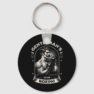 #snirt Gentleman's Boxing Club Retro With Box Boxe Keychain