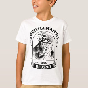 #snirt Gentleman's Boxing Club Retro With Box Boxe T-Shirt