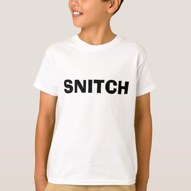 SNITCH SHIRT FOR KIDS (Front)