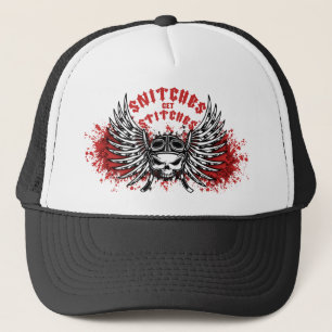 Snitches Get Stitches Trucker Hat