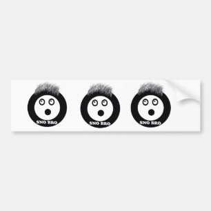 sno bro bumper sticker