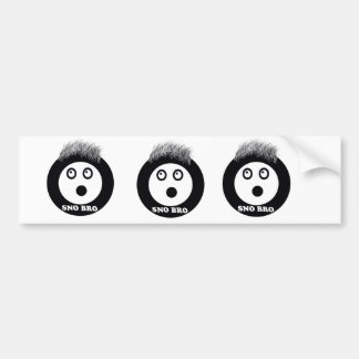 sno bro bumper sticker