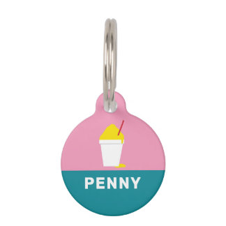 SNOBALL (PINK) PET TAG