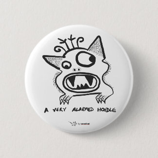 Snod Rat: A Very Alarmed Hoodle 2 Inch Round Button